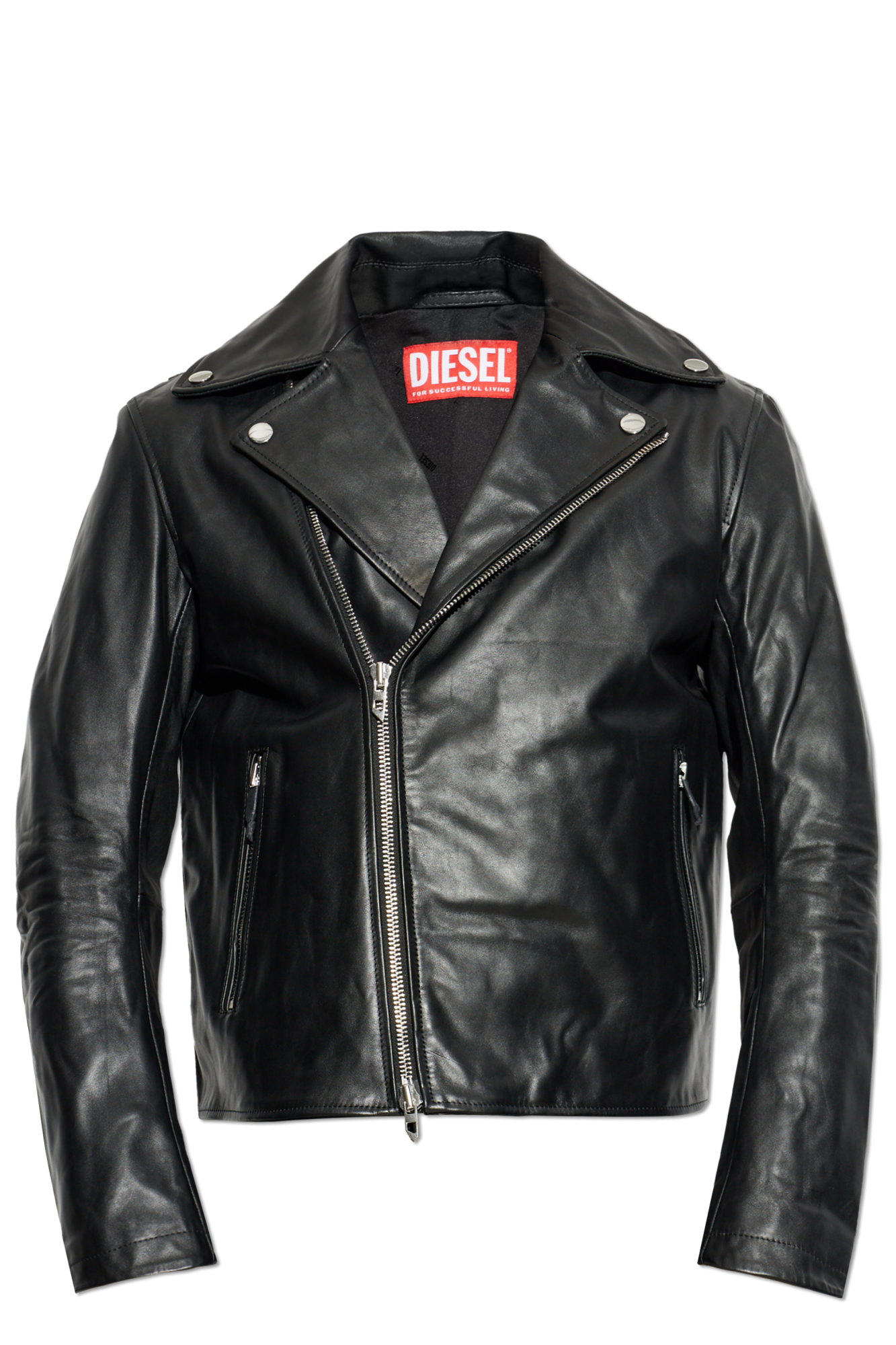 Diesel Leather jacket 'L-EO-WRD' | Men's | Vitkac